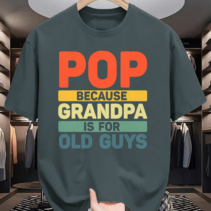 Best Grandpa Shirt, Proud Grandpa Unisex T-Shirt/Hoodie/Sweatshirt HLT00 -Best Pop Design For Grandpa From Grandkids Father's Day Pop T-Shirt