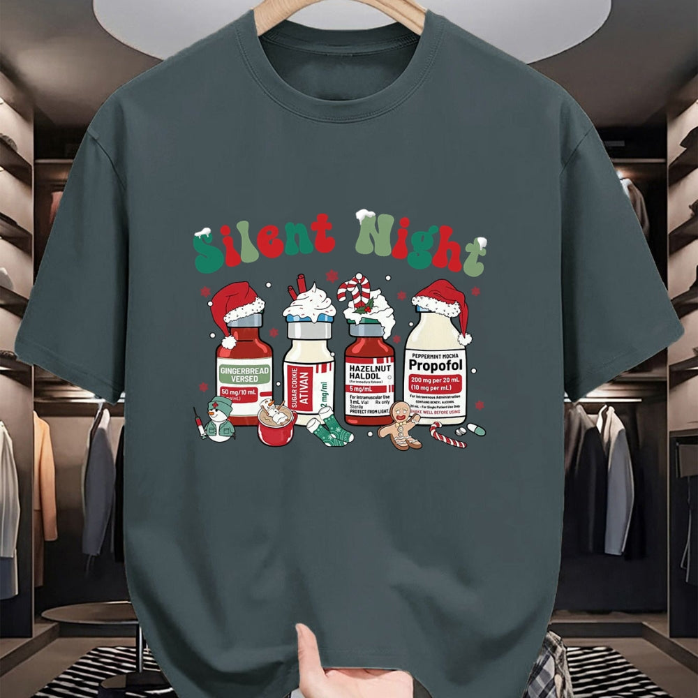 Funny Nurse Shirt, Nurse Unisex T-Shirt/Hoodie/Sweatshirt HLT00 -Funny Christmas Nurse Medical Christmas icu nicu RN ER Nurse T-Shirt