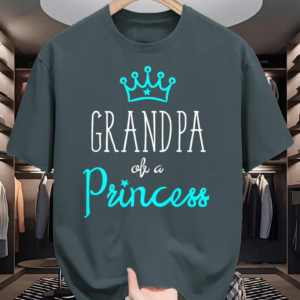 Best Grandpa Shirt, Proud Grandpa Unisex T-Shirt/Hoodie/Sweatshirt HLT00 - Grandpa Granddaughter Shirts Matching Set King and Princess T-Shirt