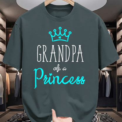 Best Grandpa Shirt, Proud Grandpa Unisex T-Shirt/Hoodie/Sweatshirt HLT00 - Grandpa Granddaughter Shirts Matching Set King and Princess T-Shirt