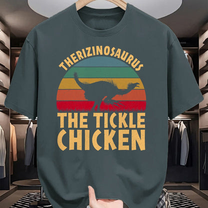 Best Dinosaur Lover Shirt, Funny Dinosaur UnisexT-Shirt/Hoodie/Sweatshirt HLT00 - Therizinosaurus The Tickle Chicken - Funny Dinosaur Vintage T-Shirt