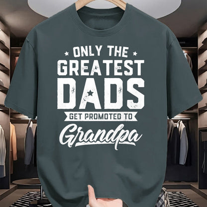 Best Grandpa Shirt, Proud Grandpa Unisex T-Shirt/Hoodie/Sweatshirt HLT00 - Greatest Dads Get Promoted To Grandpa Shirt Father's Day T-Shirt (1)