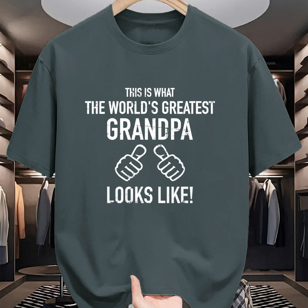 Best Grandpa Shirt, Proud Grandpa Unisex T-Shirt/Hoodie/Sweatshirt HLT00 - World's greatest Grandpa T-Shirt