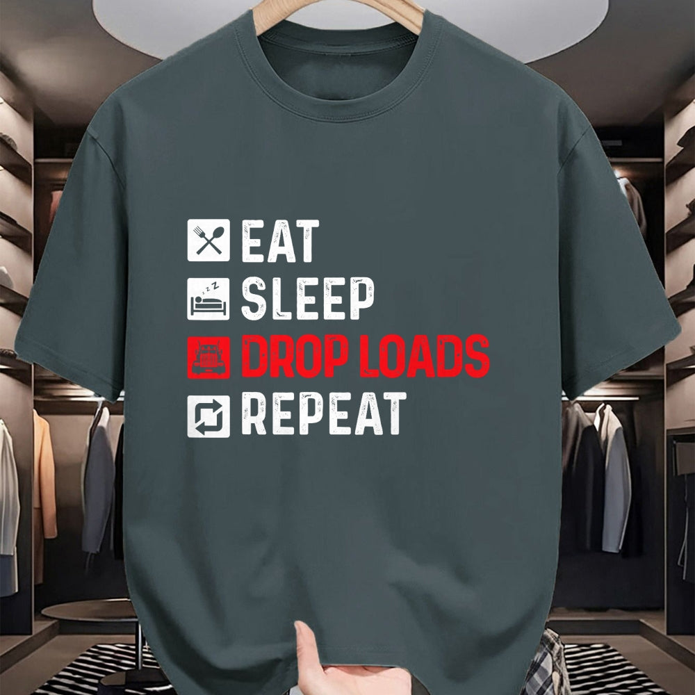 Best Truck Driver Life Shirt, Funny Trucker UnisexT-Shirt/Hoodie/Sweatshirt HLT00 - Drop Loads - Trucker Semi Truck Driver Big Rig Trucking T-Shirt