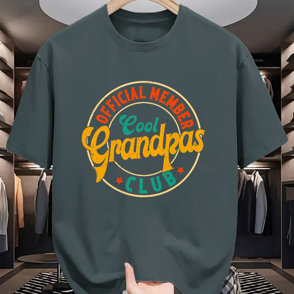 Best Grandpa Shirt, Proud Grandpa Unisex T-Shirt/Hoodie/Sweatshirt HLT00 - Cool Grandpas Club Official Member Father's Day T-Shirt