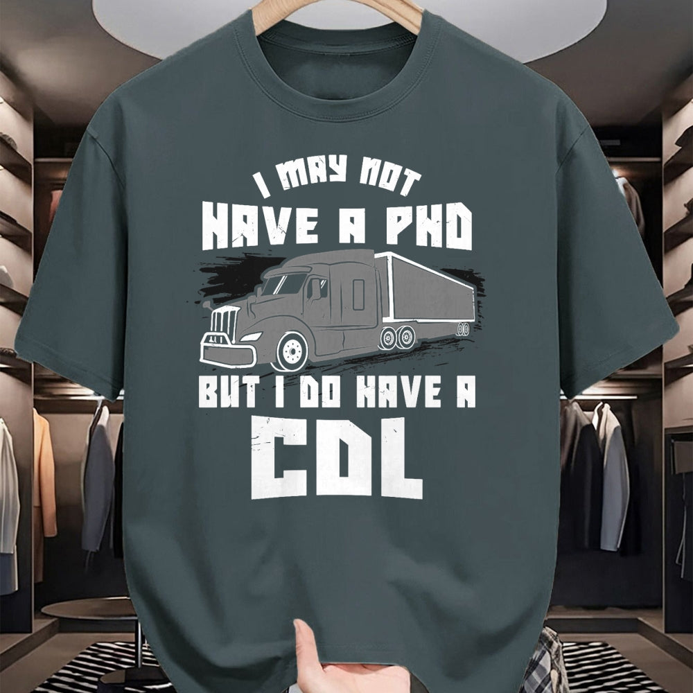 Best Truck Driver Life Shirt, Funny Trucker UnisexT-Shirt/Hoodie/Sweatshirt HLT00 - Funny Truck Driver Licence CDL Cargo Logbook Saying Gift T-Shirt