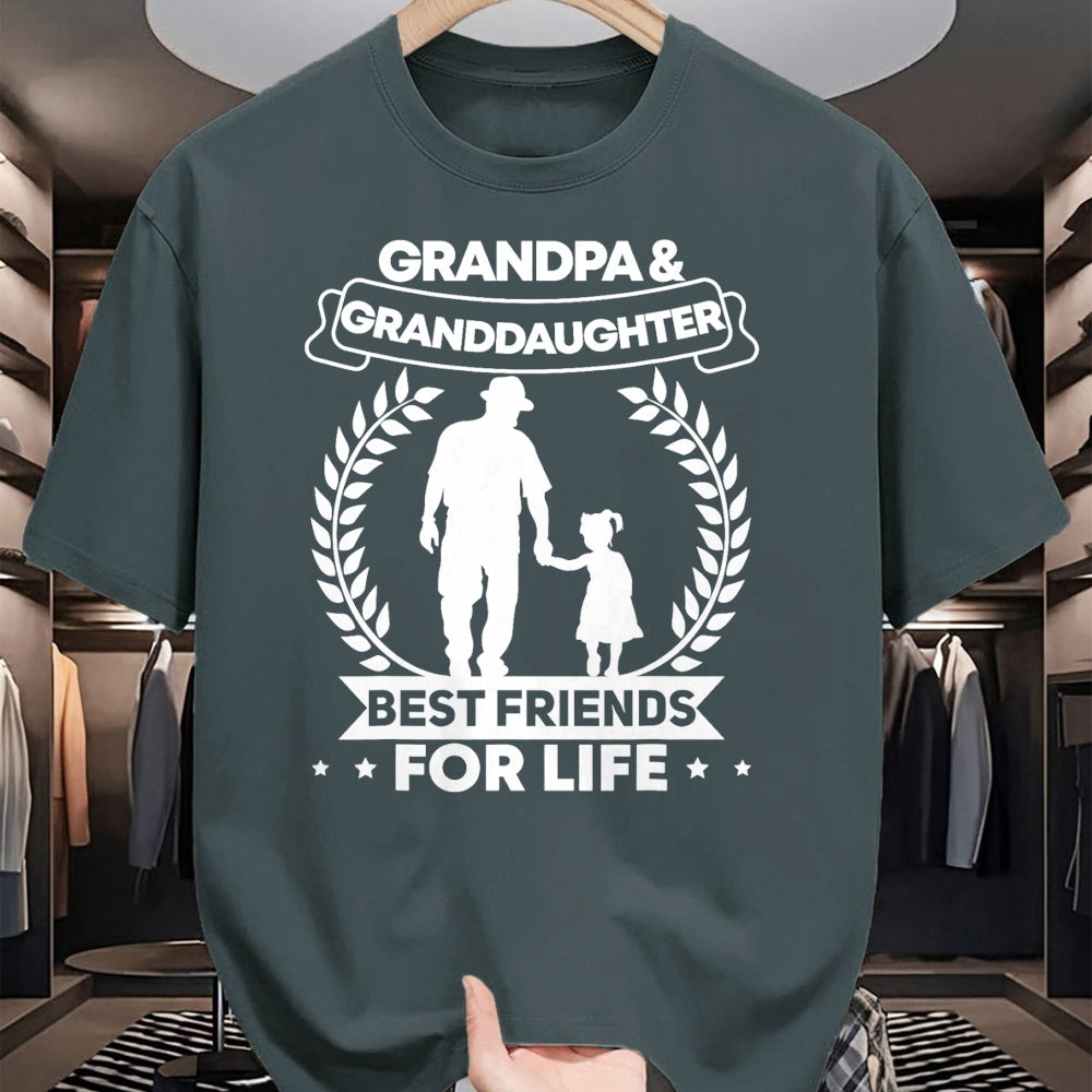 Best Grandpa Shirt, Proud Grandpa Unisex T-Shirt/Hoodie/Sweatshirt HLT00 - Grandfather Granddaughter Grandpa and Granddaughter Matching T-Shirt