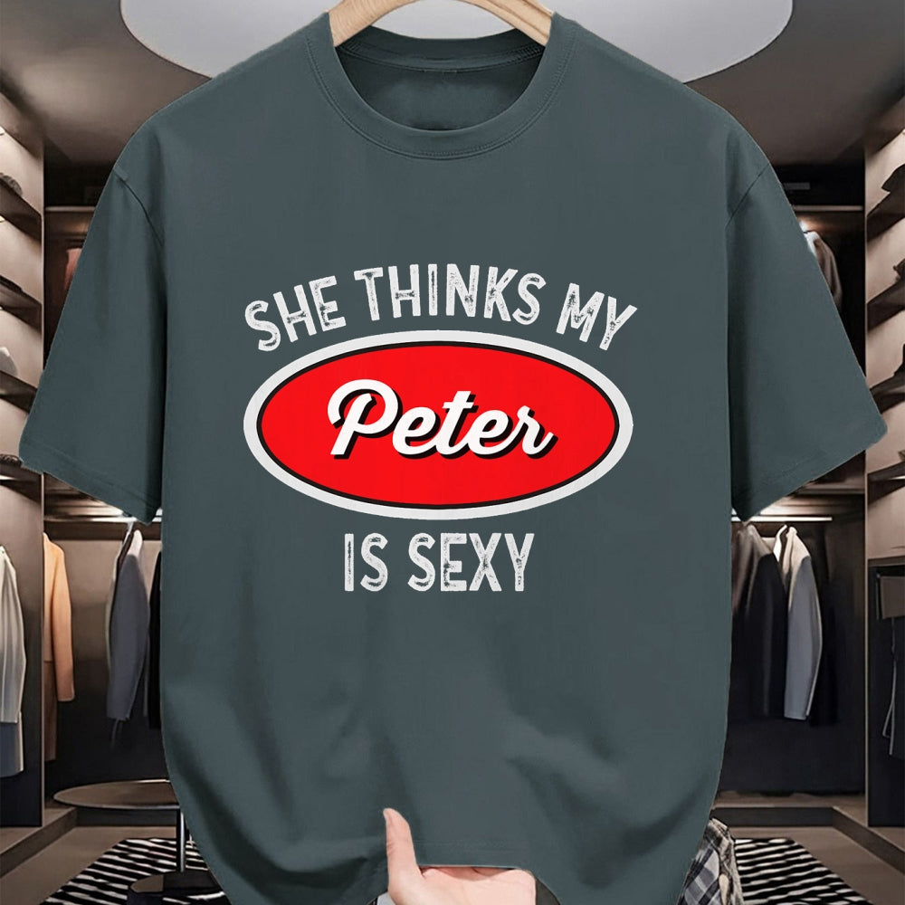 Best Truck Driver Life Shirt, Funny Trucker UnisexT-Shirt/Hoodie/Sweatshirt HLT00 - Funny Truck Driver T-Shirt - She Thinks My Peter is Sexy T-Shirt