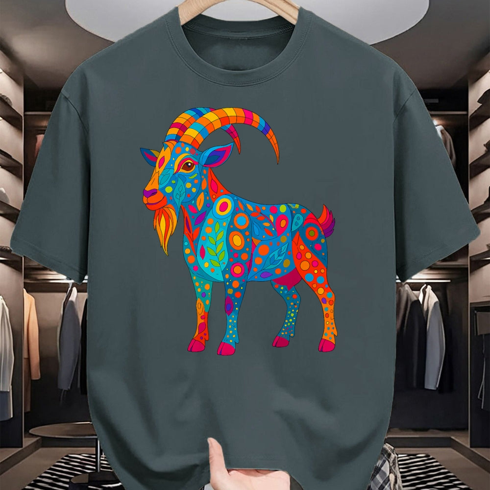 Best Farmer Life Shirt, Funny Farmer UnisexT-Shirt/Hoodie/Sweatshirt HLT00 - Psychedelic Goat T-Shirt