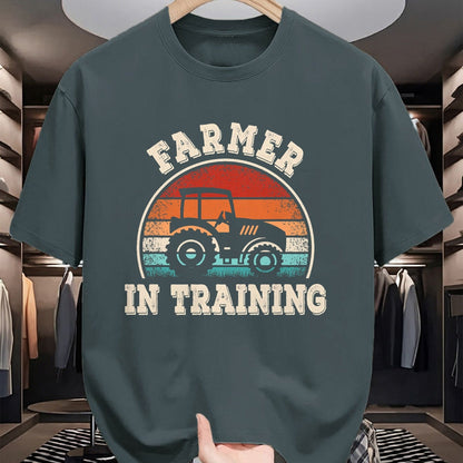 Best Farmer Life Shirt, Funny Farmer UnisexT-Shirt/Hoodie/Sweatshirt HLT00 - Farmer in Training Tractor Funny Farming Boys Girls Kids T-Shirt
