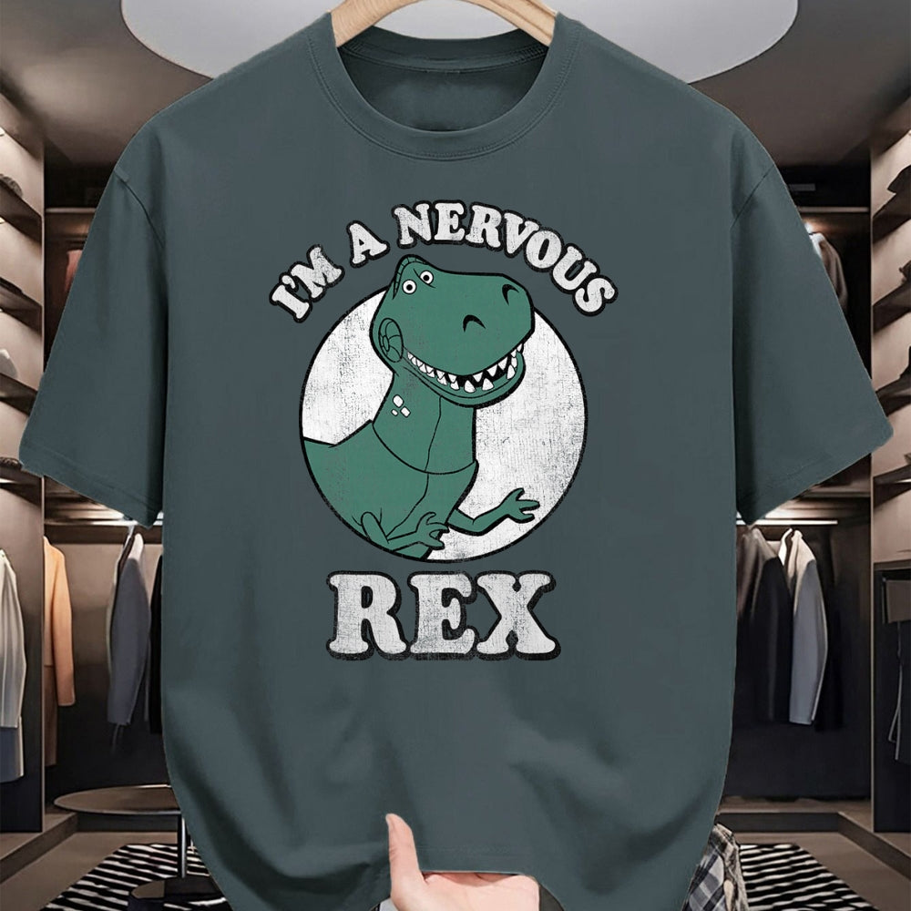 Best Dinosaur Lover Shirt, Funny Dinosaur UnisexT-Shirt/Hoodie/Sweatshirt HLT00 - Disney Pixar Toy Story I_m A Nervous Rex Dinosaur T-Shirt