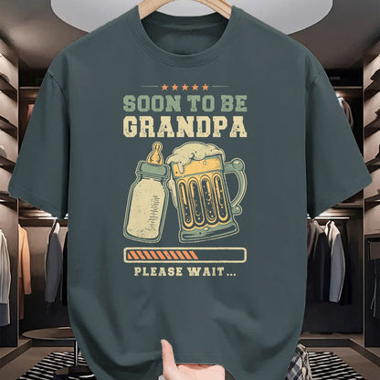 Best Grandpa Shirt, Proud Grandpa Unisex T-Shirt/Hoodie/Sweatshirt HLT00 - Soon To Be Grandpa, Baby Announcement, Expecting Grandfather T-Shirt