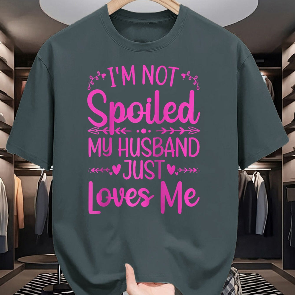 Best Wife Shirt, Wife and Husband Unisex T-Shirt/Hoodie/Sweatshirt HLT00 - Gift for wife T shirt, spoiled wife   Funny Spoiled Wife Art For Women Girls Husband Spoiled Wife Ra (8)