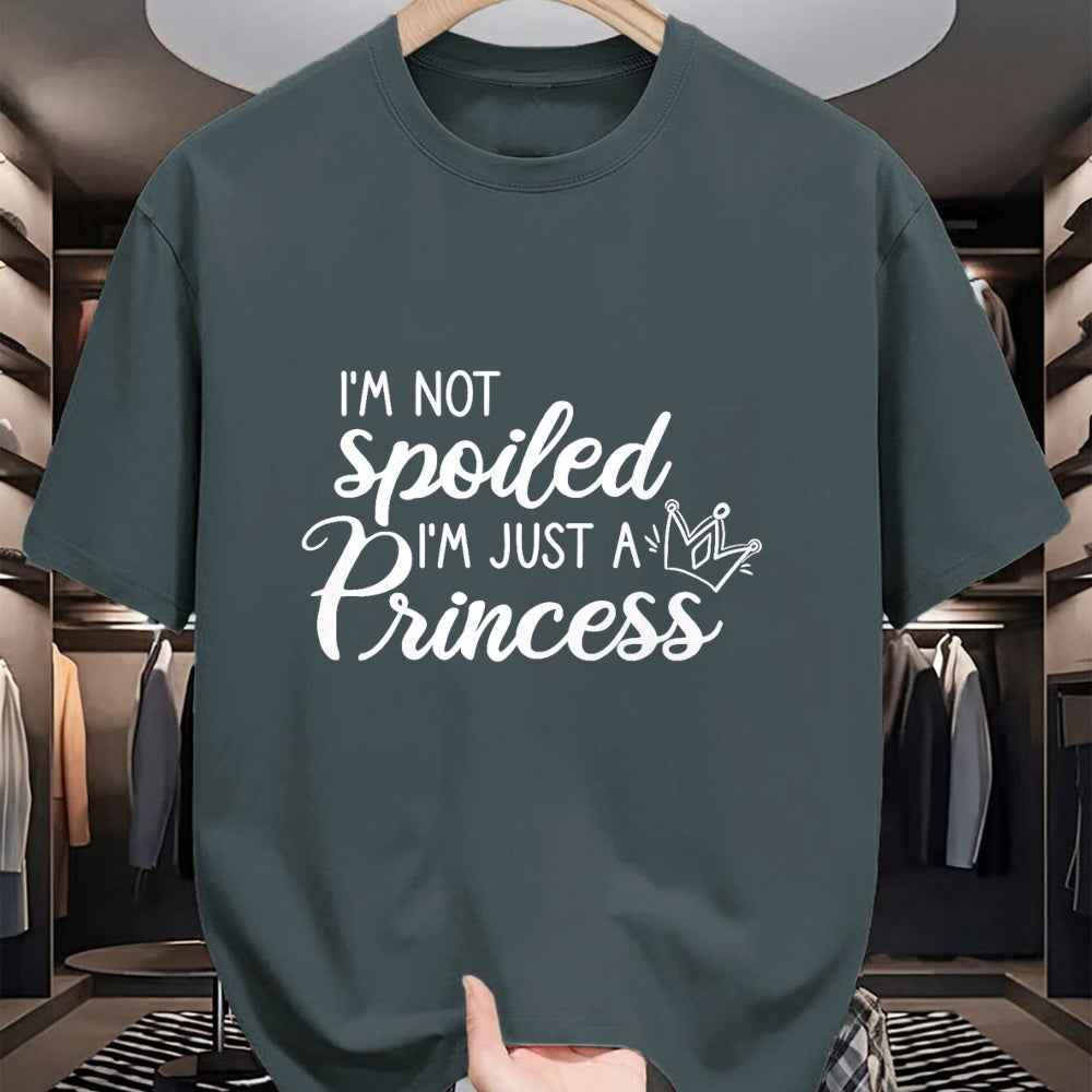 Best Wife Shirt, Wife and Husband Unisex T-Shirt/Hoodie/Sweatshirt HLT00 - I'm Not Spoiled I'm Just A Princess T-Shirt