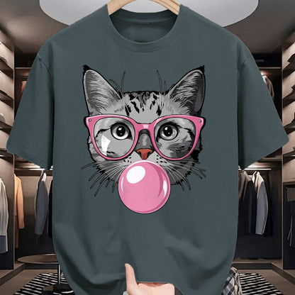 Cat Love Shirt, Funny Cat Lover Gift UnisexT-Shirt/Hoodie/Sweatshirt HLT00 - Cute Cat T Shirt Women Funny Cat Lovers T-Shirt, Men, Black, 3X-Large