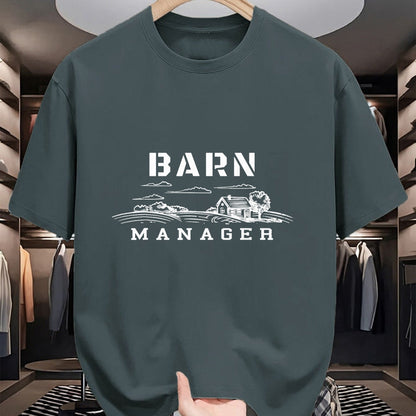 Best Farmer Life Shirt, Funny Farmer UnisexT-Shirt/Hoodie/Sweatshirt HLT00 - Barn Manager T-Shirt