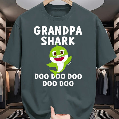 Best Grandpa Shirt, Proud Grandpa Unisex T-Shirt/Hoodie/Sweatshirt HLT00 - Pinkfong Grandpa Shark Official T-shirt T-Shirt (1)