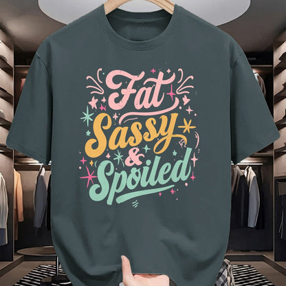 Best Wife Shirt, Wife and Husband Unisex T-Shirt/Hoodie/Sweatshirt HLT00 - Naughty Girl Fat Sassy And Spoiled Dirty Adult Humor Funny T-Shirt