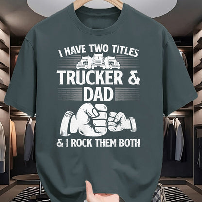 Best Truck Driver Life Shirt, Funny Trucker UnisexT-Shirt/Hoodie/Sweatshirt HLT00 - Funny Truck Driver Art Dad Trucker Men Truck Driving Lover T-Shirt, Men, Black, 3X-Large