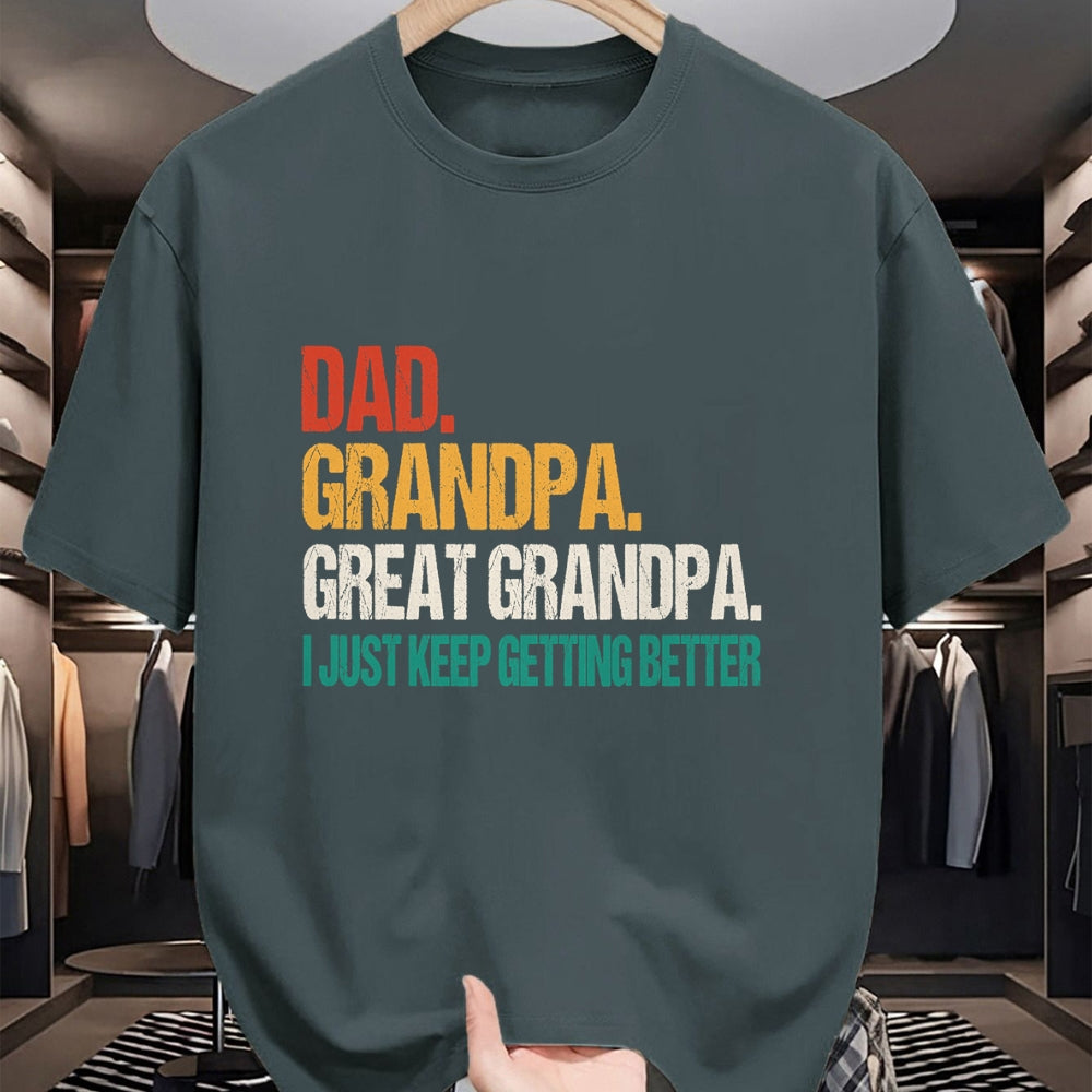 Best Grandpa Shirt, Proud Grandpa Unisex T-Shirt/Hoodie/Sweatshirt HLT00 - Dad Grandpa Great Grandpa Fathers Day For Great Grandfather T-Shirt