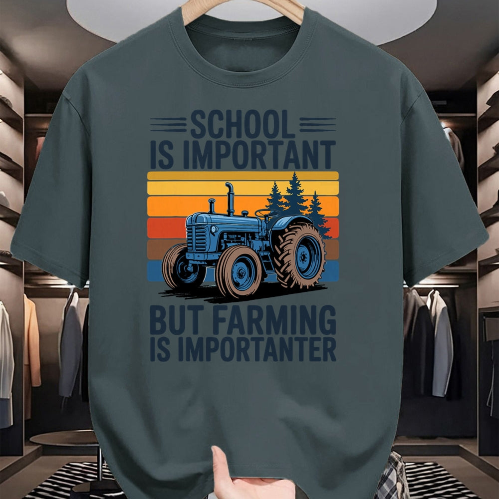 Best Farmer Life Shirt, Funny Farmer UnisexT-Shirt/Hoodie/Sweatshirt HLT00 - Farm Shirt But Farming is Importanter Farmer Tractor Farming T-Shirt