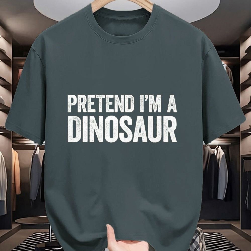 Best Dinosaur Lover Shirt, Funny Dinosaur UnisexT-Shirt/Hoodie/Sweatshirt HLT00 - Pretend I_m A Dinosaur Shirt Adult Kids Men Women Costume T-Shirt, Men, Black, Medium