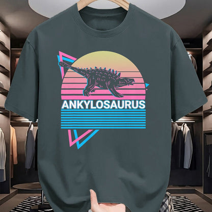 Best Dinosaur Lover Shirt, Funny Dinosaur UnisexT-Shirt/Hoodie/Sweatshirt HLT00 - Ankylosaurus Dinosaur Retro T-Shirt