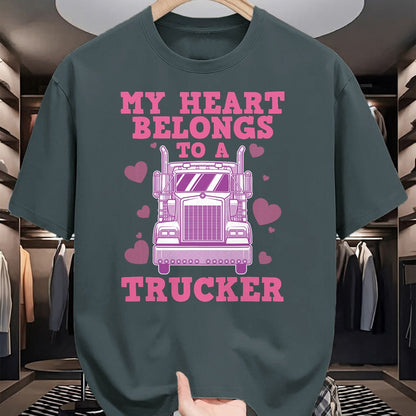 Best Truck Driver Life Shirt, Funny Trucker UnisexT-Shirt/Hoodie/Sweatshirt HLT00 - Cool Truckers Wife Gift for Women Funny Truck Driver Girl T-Shirt