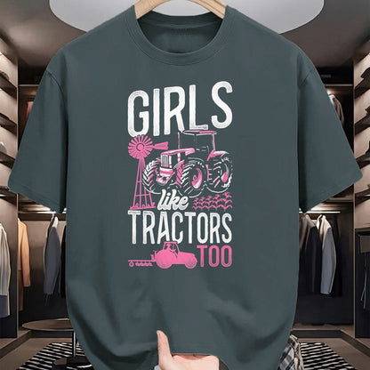 Best Farmer Life Shirt, Funny Farmer UnisexT-Shirt/Hoodie/Sweatshirt HLT00 - Farming Farmer Girl Tractor Tractor Vintage Girls Like T-Shirt