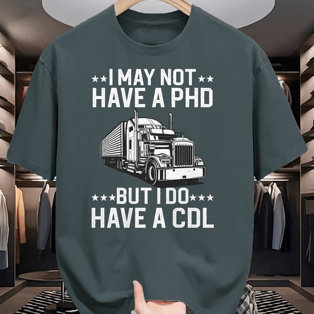 Best Truck Driver Life Shirt, Funny Trucker UnisexT-Shirt/Hoodie/Sweatshirt HLT00 - Funny Trucker Design for Men Women CDL Truck Driver Trucking T-Shirt Small