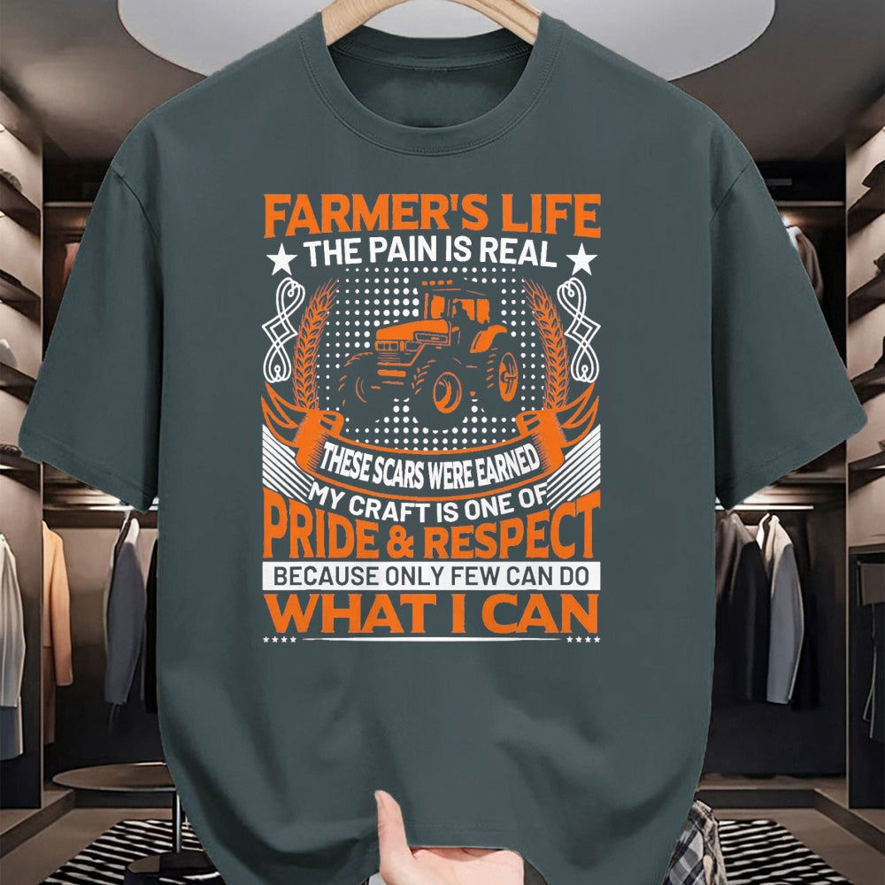 Best Farmer Life Shirt, Funny Farmer UnisexT-Shirt/Hoodie/Sweatshirt HLT00 - Funny Farmer’s Life Tractors Planting Crops Men Women T-Shirt, Men, Black, XX-Large