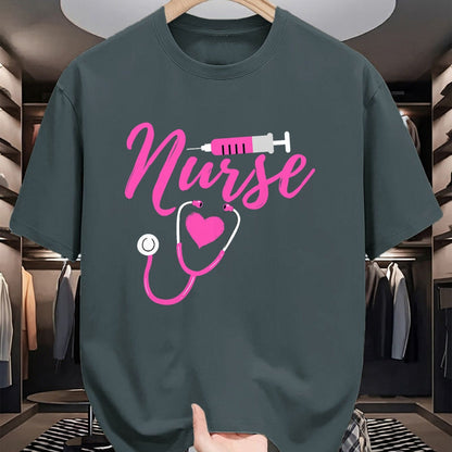 Funny Nurse Shirt, Nurse Unisex T-Shirt/Hoodie/Sweatshirt HLT00 - Happy Nurse Week 2023 Wound Care Nurse RN CNA Work Mom Dad T-Shirt (1)