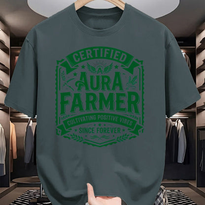 Best Farmer Life Shirt, Funny Farmer UnisexT-Shirt/Hoodie/Sweatshirt HLT00 - Certified Aura Farmer Positive Vibes Funny T-Shirt