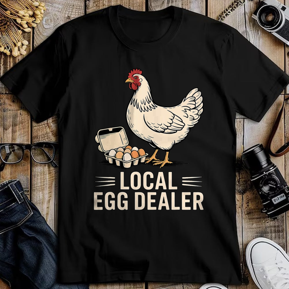 Best Farmer Life Shirt, Funny Farmer UnisexT-Shirt/Hoodie/Sweatshirt HLT00 - Vintage Local Egg Dealer Chicken Funny Farmer Easter T-Shirt