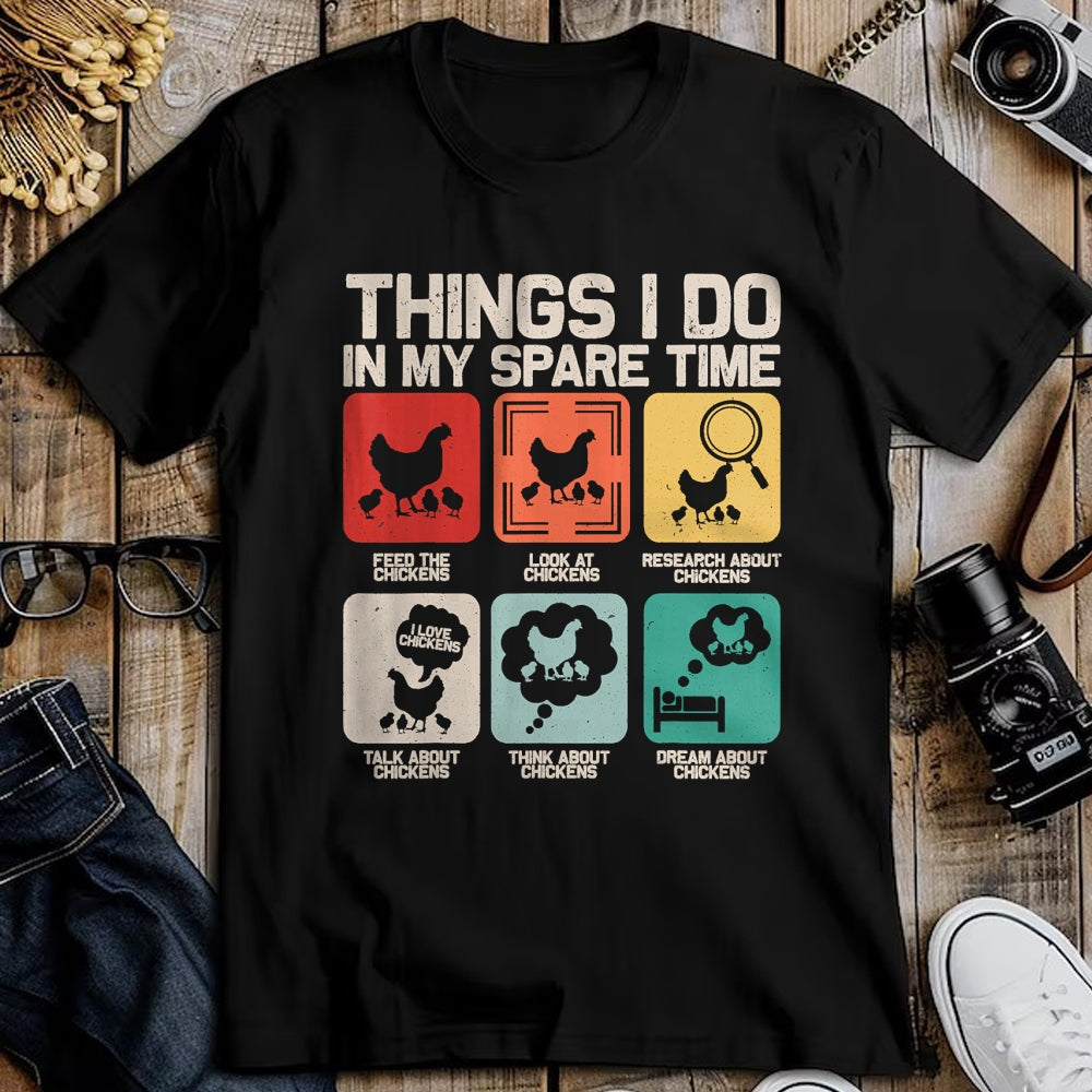 Best Farmer Life Shirt, Funny Farmer UnisexT-Shirt/Hoodie/Sweatshirt HLT00 - Things I Do in My Spare Time Funny Chicken Farmer Kids Teen T-Shirt