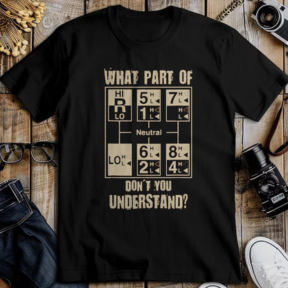 Best Truck Driver Life Shirt, Funny Trucker UnisexT-Shirt/Hoodie/Sweatshirt HLT00 - Funny Truck Driver Shirt, 18 Speed Gear T-Shirt, Men, Dark Heather Grey, XX-Large