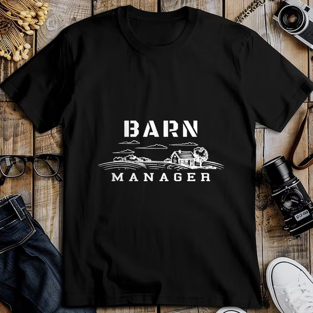 Best Farmer Life Shirt, Funny Farmer UnisexT-Shirt/Hoodie/Sweatshirt HLT00 - Barn Manager T-Shirt