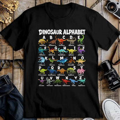 Best Dinosaur Lover Shirt, Funny Dinosaur UnisexT-Shirt/Hoodie/Sweatshirt HLT00 - Dinosaurs Alphabet Funny ABC Dino Identification Boys Girls T-Shirt