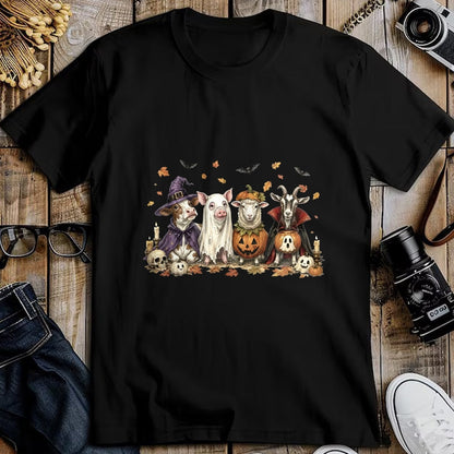 Best Farmer Life Shirt, Funny Farmer UnisexT-Shirt/Hoodie/Sweatshirt HLT00 - Halloween Farm Animals Cow Pig Sheep Goat Fall Farmer Spooky Long Sleeve T-Shirt