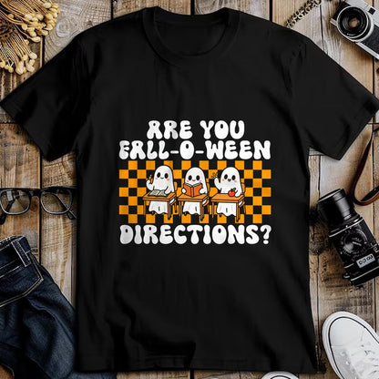 Best Teacher Shirt, Funny Teacher UnisexT-Shirt/Hoodie/Sweatshirt HLT00 - Halloween Teacher are You Fall-O-Ween Directions Spooky T-Shirt