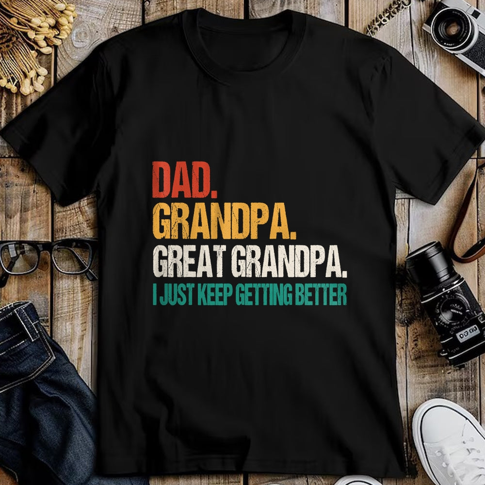 Best Grandpa Shirt, Proud Grandpa Unisex T-Shirt/Hoodie/Sweatshirt HLT00 - Dad Grandpa Great Grandpa Fathers Day For Great Grandfather T-Shirt