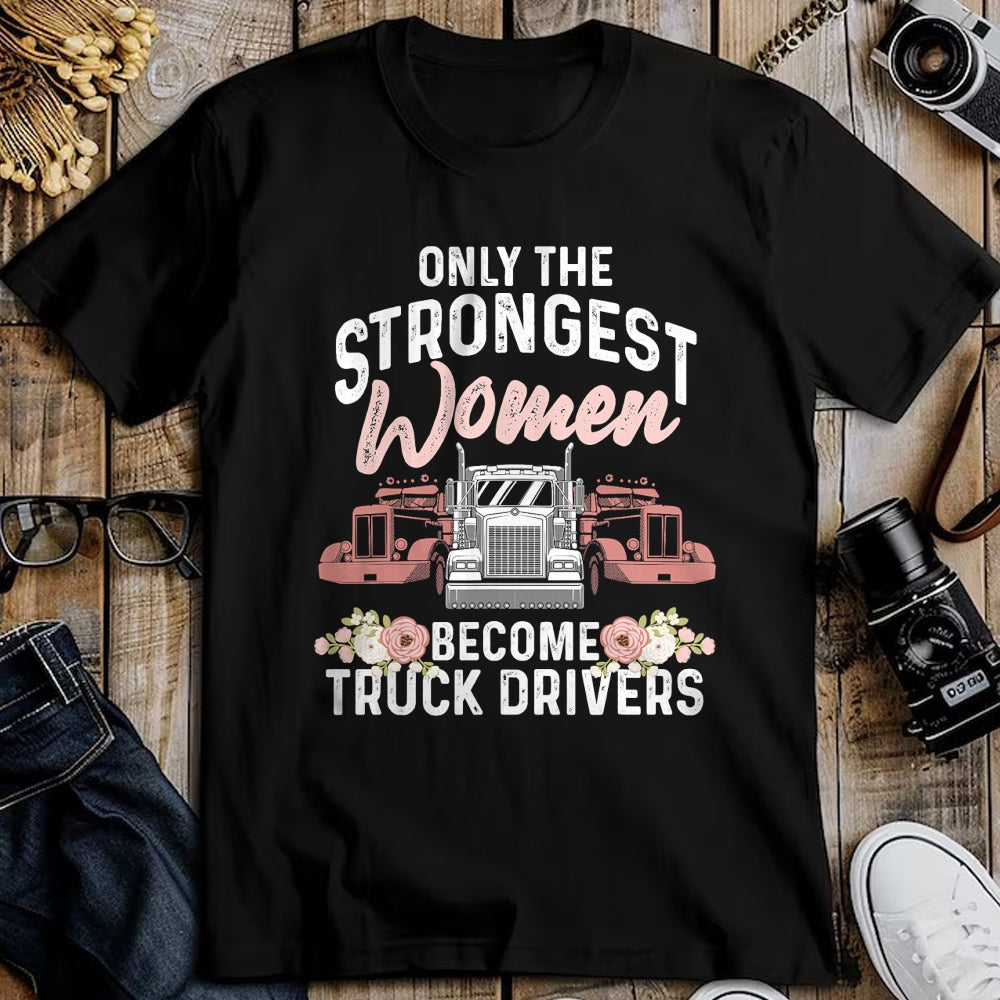 Best Truck Driver Life Shirt, Funny Trucker UnisexT-Shirt/Hoodie/Sweatshirt HLT00 - Funny Female Truck Driver Design For Women Girls Trucking T-Shirt (3)