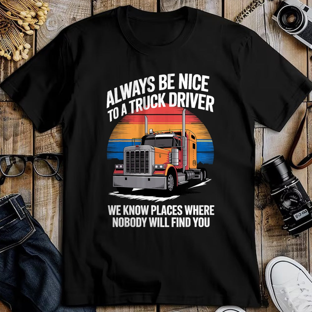 Best Truck Driver Life Shirt, Funny Trucker UnisexT-Shirt/Hoodie/Sweatshirt HLT00 - Best Truck Driver Art for Men Dad Women Trucking CDL Trucker T-Shirt (1)