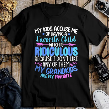 Best Grandpa Shirt, Proud Grandpa Unisex T-Shirt/Hoodie/Sweatshirt HLT00 - My Grandkids Are Favorite Funny Family Grandpa Grandma T-Shirt