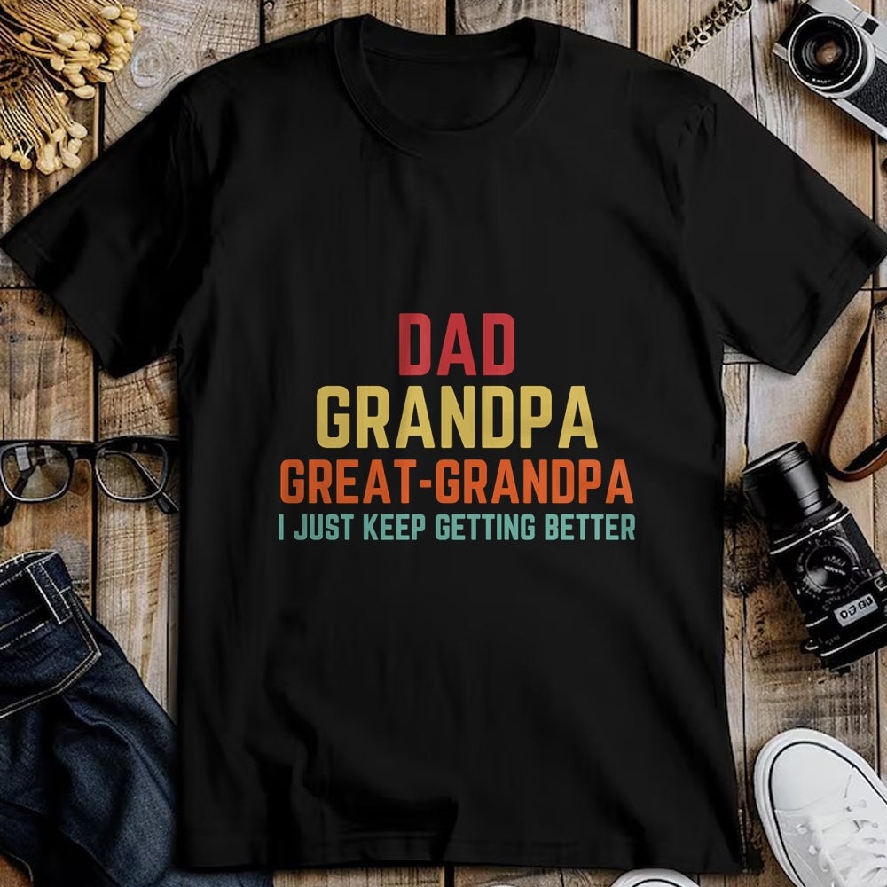 Best Grandpa Shirt, Proud Grandpa Unisex T-Shirt/Hoodie/Sweatshirt HLT00 - Fathers Day Gift from Grandkids Dad Grandpa Great Grandpa Long Sleeve T-Shirt
