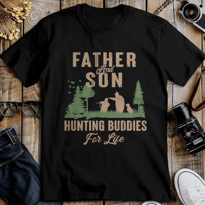 Best Wife Shirt, Wife and Husband Unisex T-Shirt/Hoodie/Sweatshirt HLT00 - Father and Son Hunting Buddies For Life Hunter Husband Dad T-Shirt