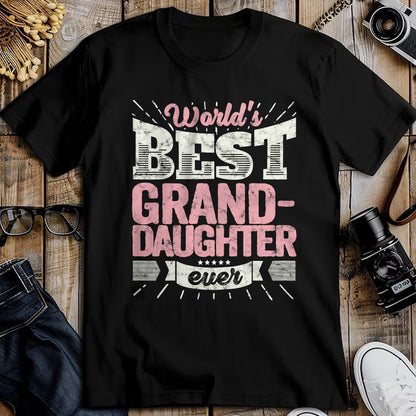 Best Grandpa Shirt, Proud Grandpa Unisex T-Shirt/Hoodie/Sweatshirt HLT00 - Cool Granddaughter Gift T Shirt World's Best Grand-Daughter T-Shirt