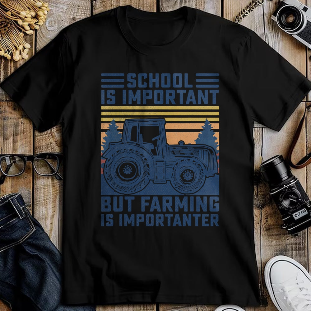 Best Farmer Life Shirt, Funny Farmer UnisexT-Shirt/Hoodie/Sweatshirt HLT00 - But Farming is Importanter Farmer Tractor Funny Farm Boys T-Shirt