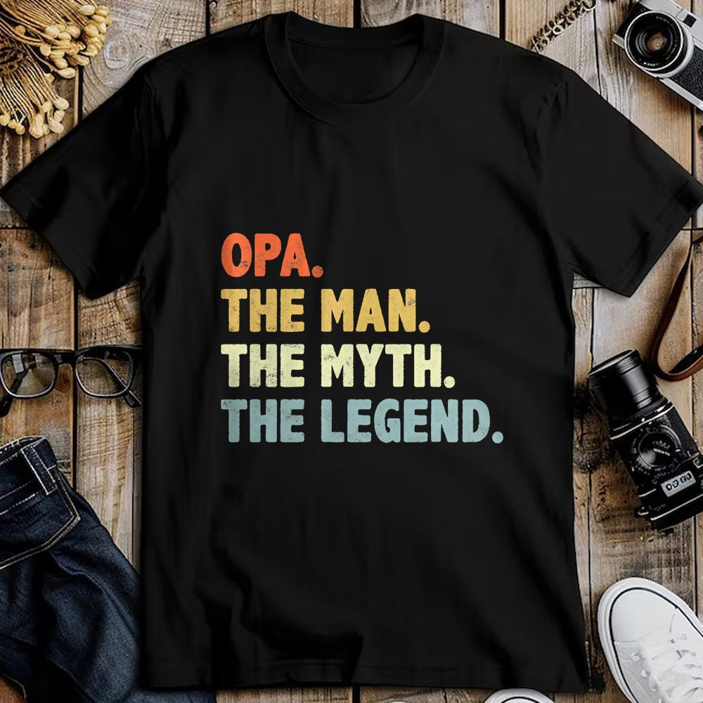 Best Grandpa Shirt, Proud Grandpa Unisex T-Shirt/Hoodie/Sweatshirt HLT00 - Opa The Man Myth Legend Father’s day gift for Grandpa G-Dad T-Shirt