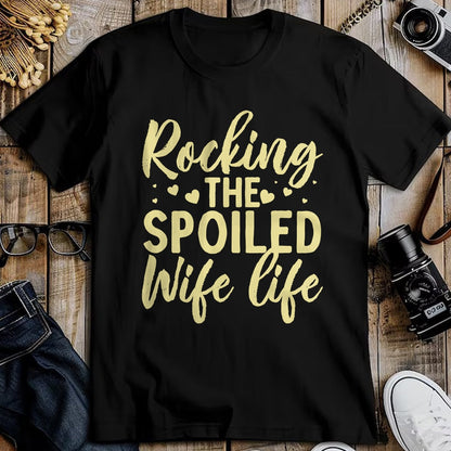 Best Wife Shirt, Wife and Husband Unisex T-Shirt/Hoodie/Sweatshirt HLT00 - Gift for wife T shirt, spoiled wife   Funny Spoiled Wife Art For Women Girls Husband Spoiled Wife Pu (5)